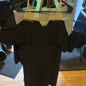 Roz & Ali Black Mini Dress